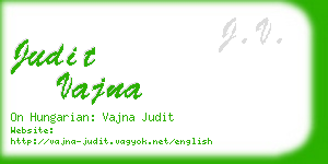 judit vajna business card